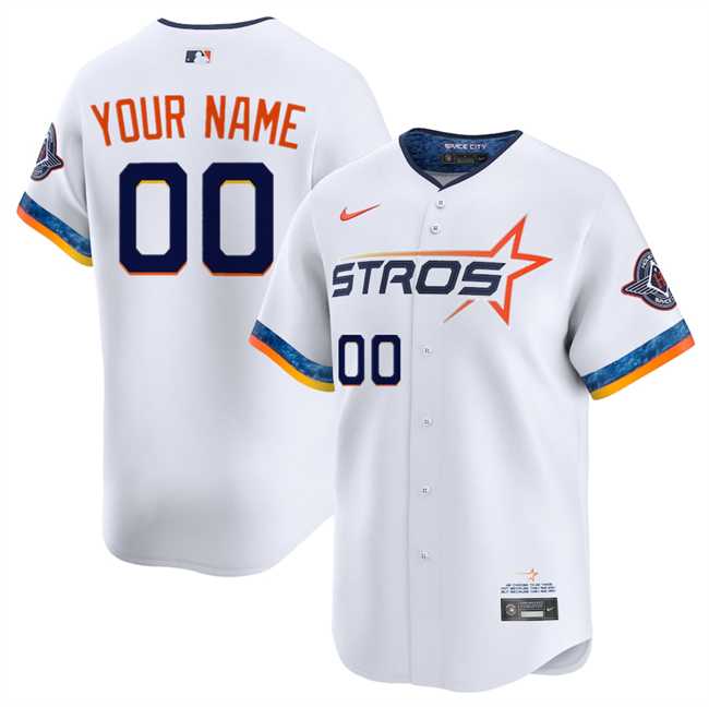 Youth Houston Astros Active Player Custom White 2025 City Connect Limited Stitched Jersey,We sell and wholesale Youth Houston Astros Active Player Custom White 2025 City Connect Limited Stitched Jersey on line form chian!